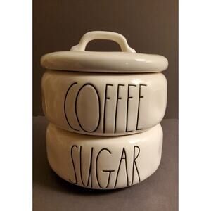Rae Dunn Ceramic Coffee and Sugar Container